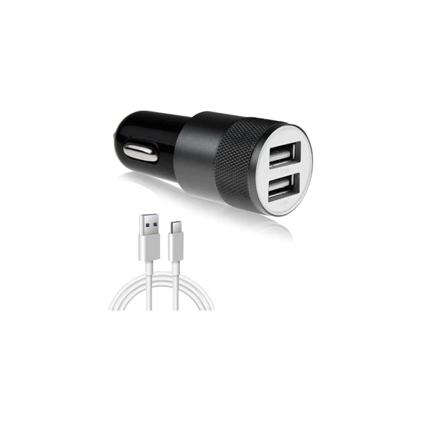 Kensa Araç Içi Şarj Cihazı Type-C Kablo, Çakmak Girişli Şarj - Resim 3