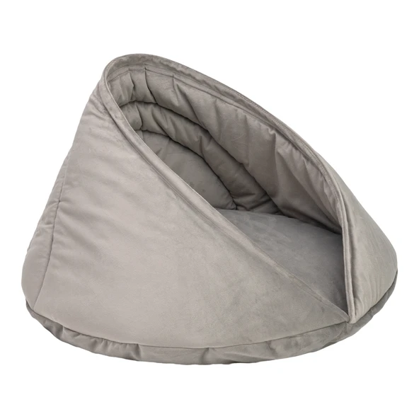 Pet Comfort Oyster Kedi/Köpek Yatağı, Gri 55x55x32cm - Resim 2