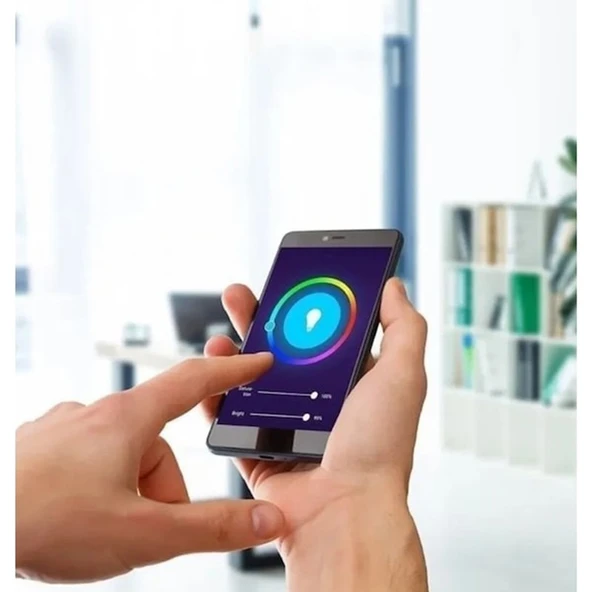 Fulltech Akıllı Rgb LED Lamba Ampul Wifi Tuya Destekli, 800 Lümen Akıllı Kontrol - Resim 3