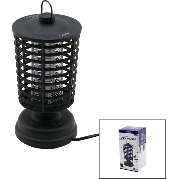 Gfc Life Store Auhma Mosquıto Trap Aqm-02 Sinek Cız Öldürücü Makine Fener Modeli Masa Üstü - Askı Halkalı 3.6-4W 12X21.5CM ürün görseli