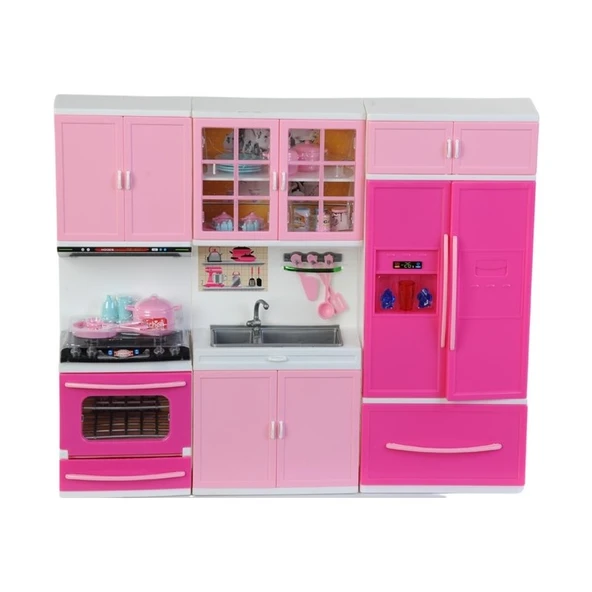 Çebi Toys Bebekli Mutfak Seti Fırın, Musluk ,dolap - 3