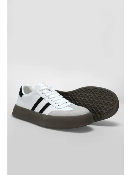 Lufıan Samuel  111230261 Beyaz Erkek Günlük Sneaker - Resim 5