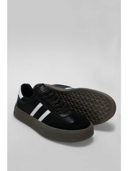 Lufıan Samuel 111230261 Siyah Erkek Günlük Sneaker - Resim 4