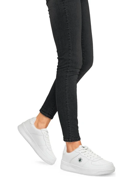 Lumberjack Fınster Wmn 5pr 102016541 Beyaz Kadın Günlük Sneaker - Resim 4