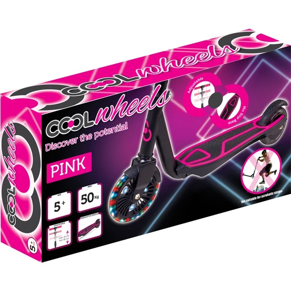 Furkan Oyuncak Pembe Cool Wheels Işıklı Scooter +5 Yaş - 1