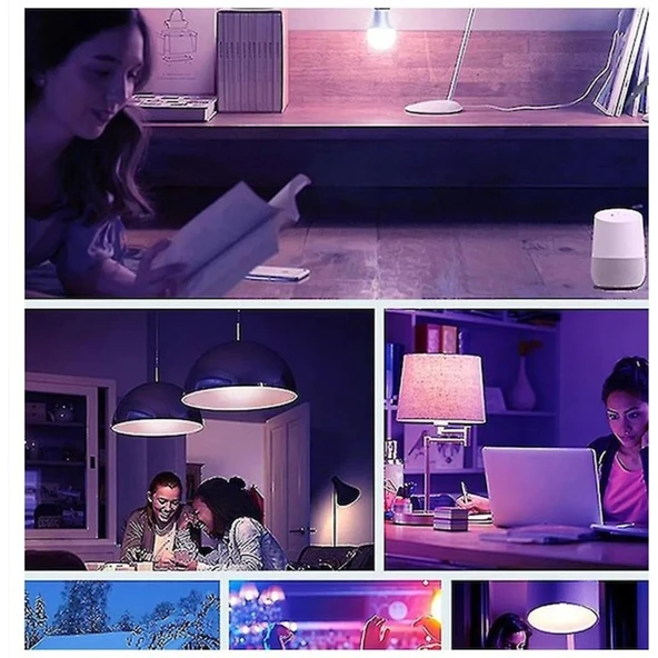 Fulltech Akıllı Rgb LED Lamba Ampul Wifi Tuya Destekli, 800 Lümen Akıllı Kontrol - Resim 5