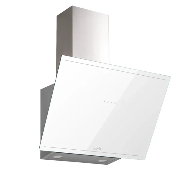 LUNO Beyaz Cam Ankastre Set - 3481W Davlumbaz - L638W01 Ocak - F502W01 Fırın - 4