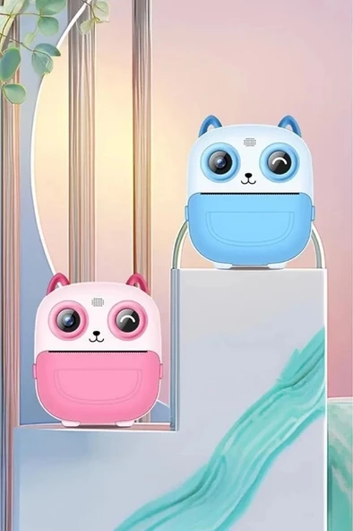 Dijital Video Fotoğraf App Destekli Çocuk Kamerası Termal Resim Kağıt Baskılı Yazıcı - Resim 5