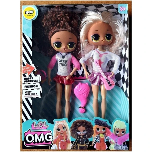 EC Shop Toptanda Trend Lol Suprise Bebek Seti O.m.g Fashion Design Oyuncak Sonsuz Hareket Eklemli ürün görseli