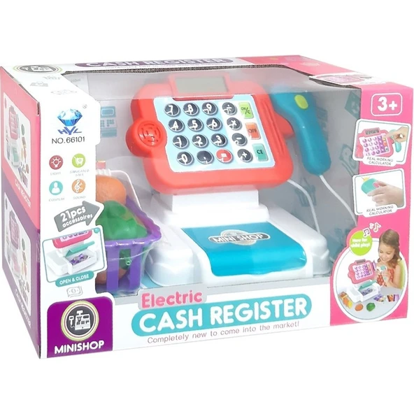 Can-Em Oyuncak Kutulu Yazar Kasa Seti Oyuncak Yazar Kasa 66101 - Resim 2