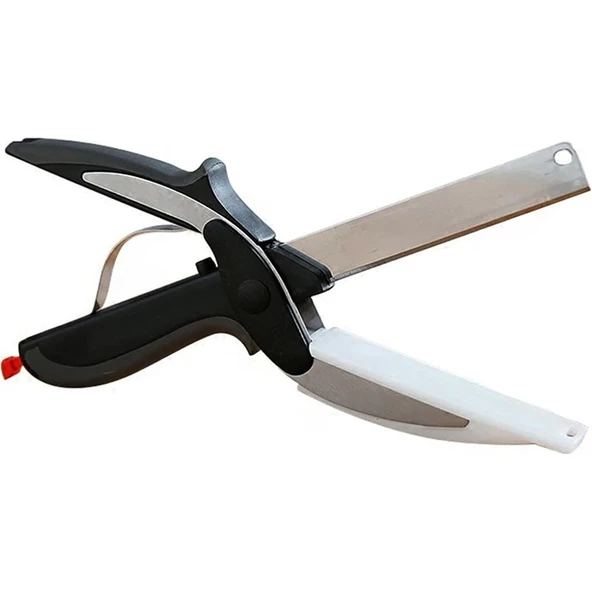 Ensezon Düz Kesim Panolu Makas Sebze Meyve Et Doğrayıcı Mutfak Makası - Resim 4