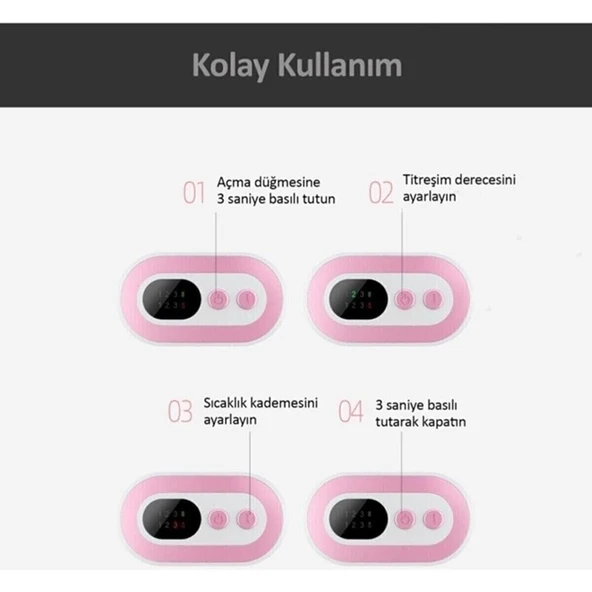 Teknotrust Tekno Trust Şarjlı Özel Gün Kemeri - Regl Ağrıları Için Titreşimli Isı Veren Kemer - Resim 3