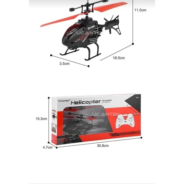 EC Shop Exceed Isikli Rc Helikopter Uzaktan Kumandali Sarjli ve Sensörlü - 4