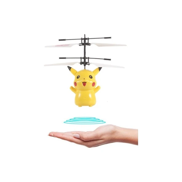 Denecta Uçan Pikachu Oyuncak Hareket Sensörlü Işıklı Flying Pokemon - Resim 3