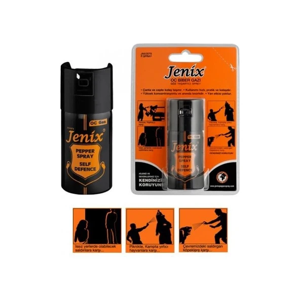 Jenix Biber Gazı - Göz Yaşartıcı Sprey 40ML - 5