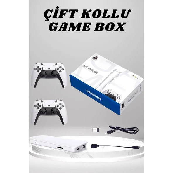 Necolabs 4K 3D Hd Görüntü Kablosuz Çift Kollu 20.000 Oyunlu Retro Oyun Konsolu Tv Box ürün görseli