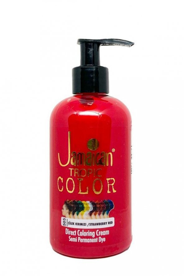 Jamaican Jeans Color Saç Boyası Çilek Kırmızısı 250 Ml.