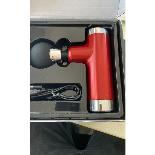 EKS Ticaret Teknobab Şarjlı Sporcu Masaj Tabancası Sırt Boyun Bel Bacak Masaj Aleti Tek - Resim 3