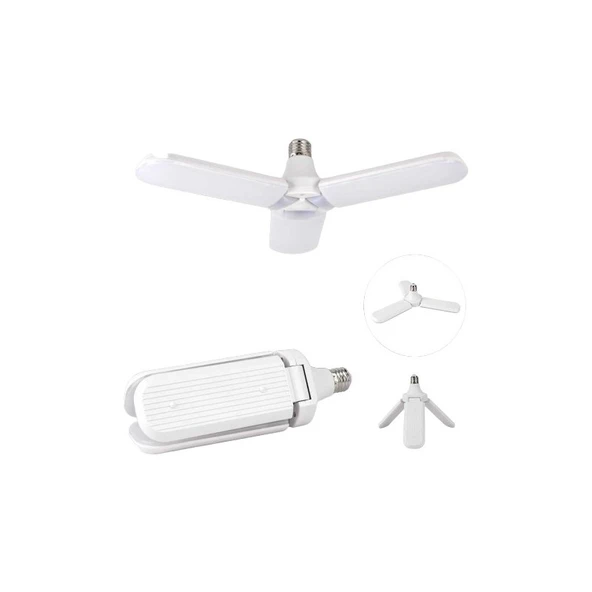 Shavers Pervane LED Ampül 3 Kollu 40 Watt - Yüksek Işık