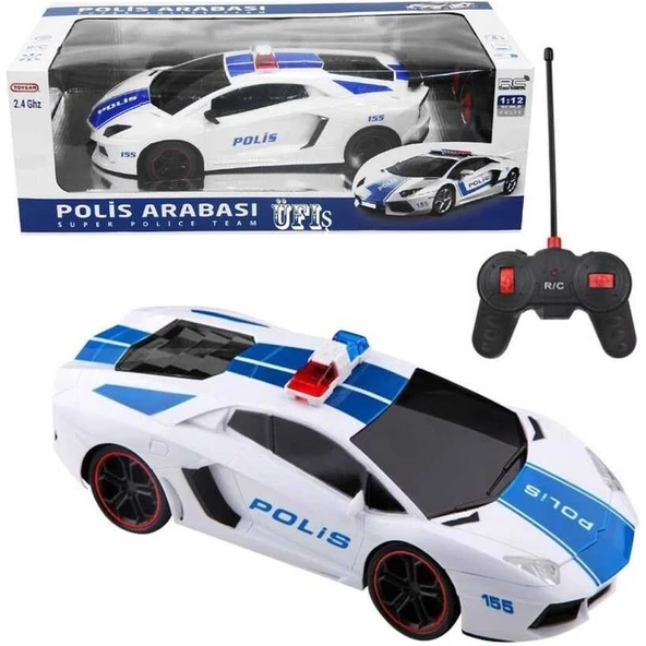 Toysan Dzc Kuzenler Avm Toysan Uzaktan Kumandalı Polis Arabası Full Fonksiyon Şarjlı 32 cm 1:12 Ölçek Dev Oyuncak - 1