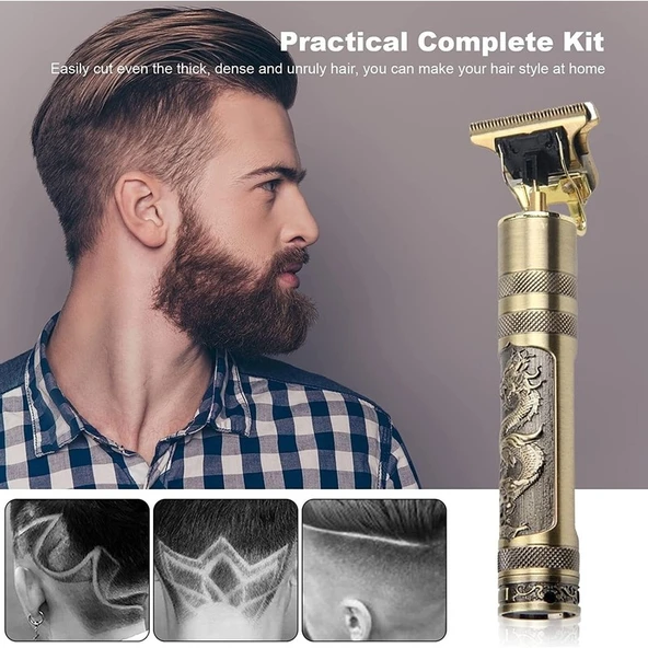 En Siga Profesyonel T-Bıçak Saç Sakal Ense ve Çizim Tıraş Makinesi ürün görseli 1