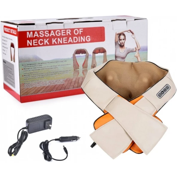 Hescom Boyun Masajı Ev Ofis Kullanımı Için Shiatsu Neck Kneading Boyun Sırt ve Omuz Masajı ürün görseli