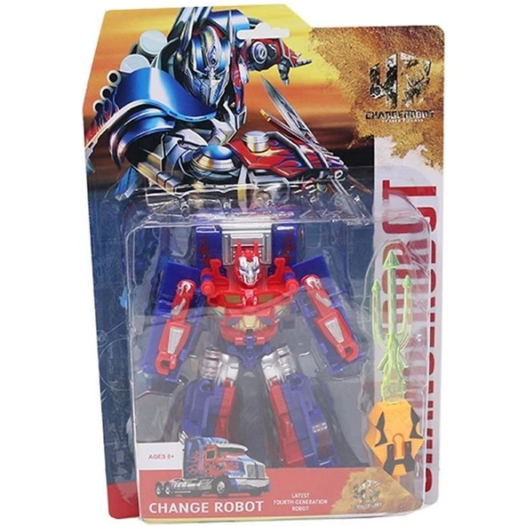 Toru Toys Torutoys Dönüşen Robotlar Transformers Robot Figür 16 cm - Resim 2