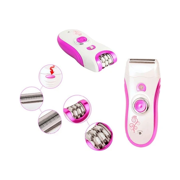 Mbois Rozia HB-6003 2 In 1 Çok Fonksiyonlu Epilatör
