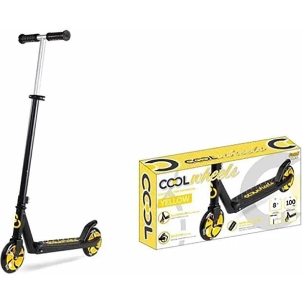 Furkan Oyuncak Sarı Cool Wheels Scooter 8 Yaş