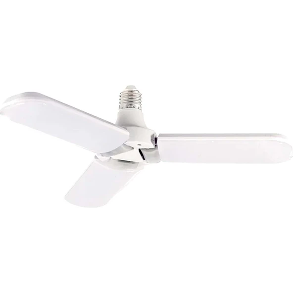 Volemi Pervane LED Ampül 3 Kanatlı 220V 45W 4500 Lümen Beyaz E27 Volemı - 2