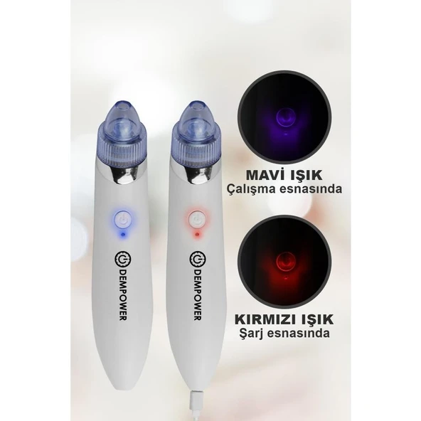 Dempower XN-8030 Şarjlı Vakumlu Yüz Temizleme Cihazı Siyah Nokta Temizleme Cihazı - 3