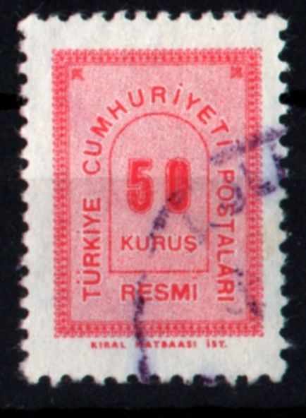 EABİ-1963 Resmi Pul 50 Kuruş (tp0265) ürün görseli