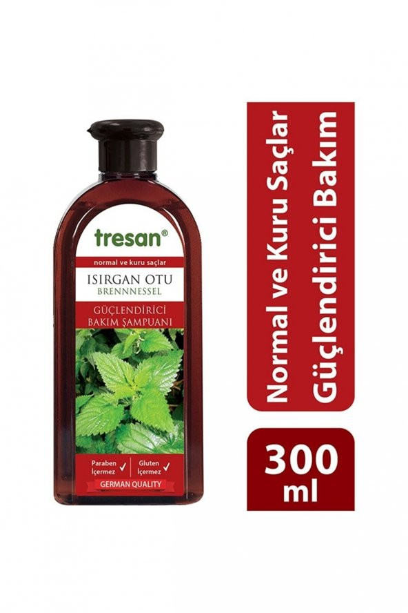 Tresan Isırgan Otu Güçlendirici Bakım Şampuanı 300 ml Normal Ve Kuru Saçlar - Resim 2