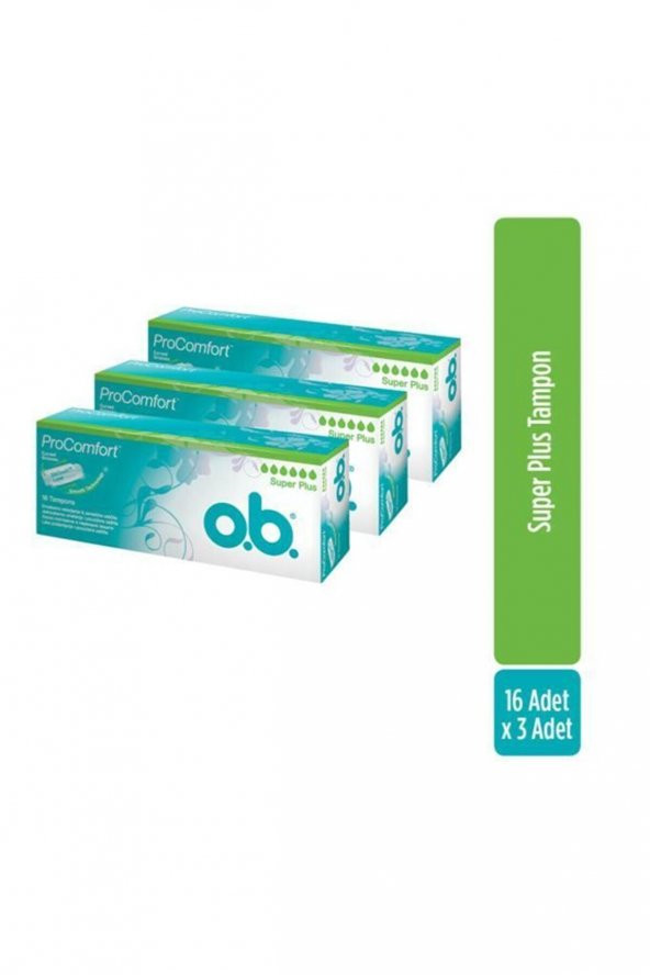 o.b. O.b Tampon Süper Plus Yeni 16lı X3