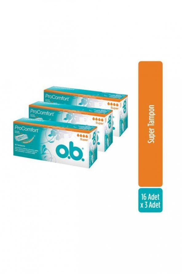 o.b. O.b Tampon Süper 16lı X3