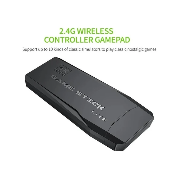 Atari M8 10000 Oyunlu Video Retro Oyun Konsolu 2.4g Hd Arcade - Resim 3