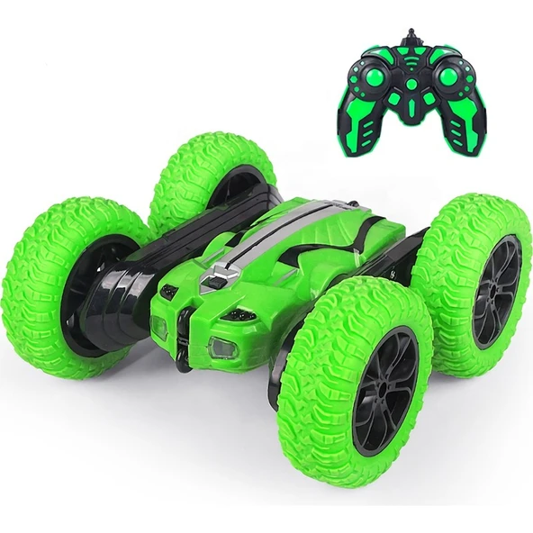 Mj Toys Uzaktan Kumandalı Şarjlı Çift Yönlü Akrobat Araba Akrobat Araba Çılgın - Resim 2