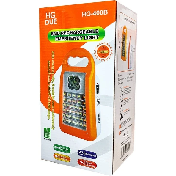 Hg Due HG-400B 48 Saat Sönmeyen El Feneri ürün görseli