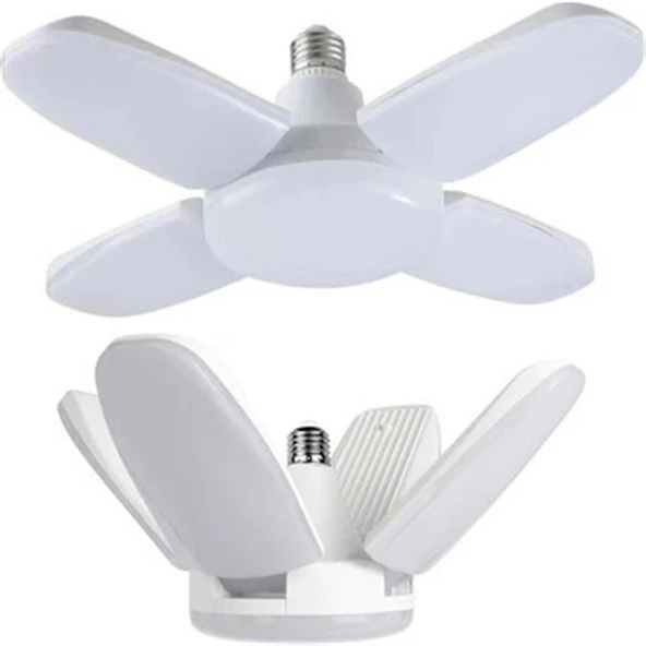 Volemi PERVANE LED AMPÜL 4 KANATLI 220V 60W 6000 LÜMEN BEYAZ E27 VOLEMI