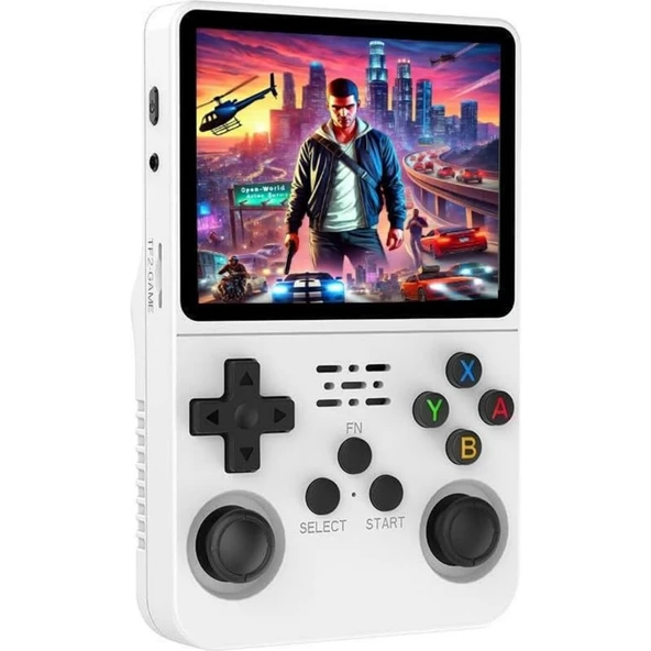 Turco R36S Arkos Retro Oyun Konsolu Video Oyunu Linux Sistemi 64GB 10000 + Oyunlar Cep Konsolu Atari Tv Bağlantılı Retro Oyun Konsolu ürün görseli