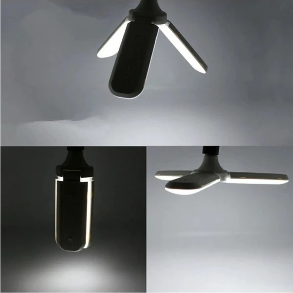 Volemi Pervane LED Ampul 45 W E27 Duy 4500 Lm Beyaz Güçlü Işık - 3