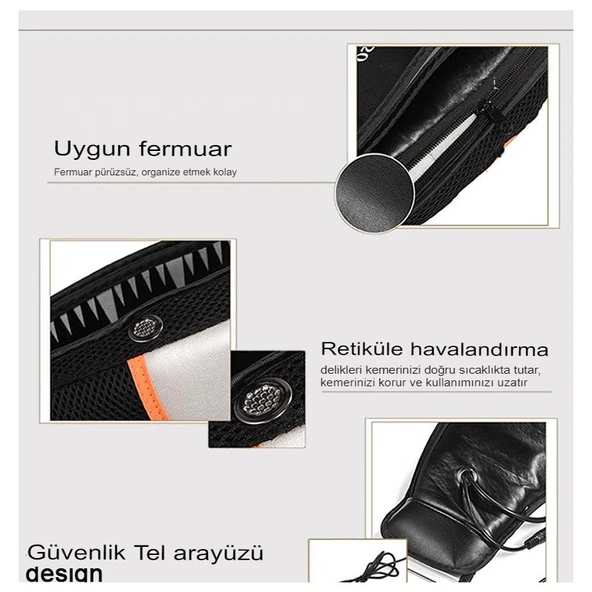 Vibro Shape Masaj Kemeri Aleti Titreşimli Zayıflama Motorlu Isıtmalı - Resim 5