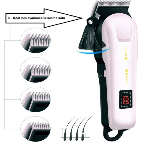 Runedo 6018B Şarjlı Tıraş Makinesi - Resim 2