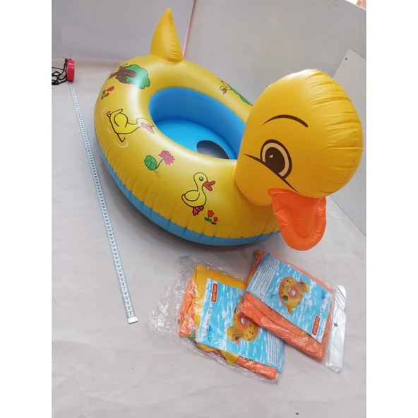 Elza Toys BABY BOAT Şişme Ördek Çocuk Can Simidi ürün görseli 1