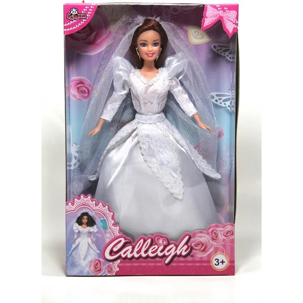 Vardem Kutulu Gelinlikli Bebek Oyuncak 28 cm BB-66215 ürün görseli 1