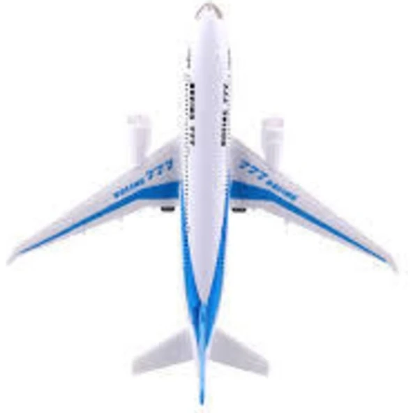 Happy Toys Çek Bırak Metal Sesli Işıklı Süper Uçak - Resim 3