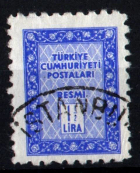 EABİ-1960 Resmi Pul 1.5 Lira (tp0274)