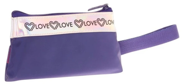 Kaukko Mirror Cüzdan Tipi Tek Bölmeli Kız Çocuk Okul Kalemliği - Lacivert - K2754 ürün görseli