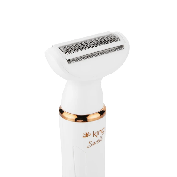 King Swelt K1111 Epilatör 4in1 Epilasyon Cihazı- Kaş Burun Tüm Vücut Seti Kişisel Bakım Seti - 2