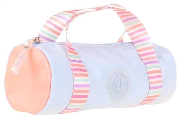 Kaukko Kız Çocuk Tek Bölme Taşıma Askılı Kalem Çantası - Mavi - K2598 ürün görseli